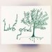 Love Grows mother's day card, anniversary wedding baby shower eco friendly greeting notecard