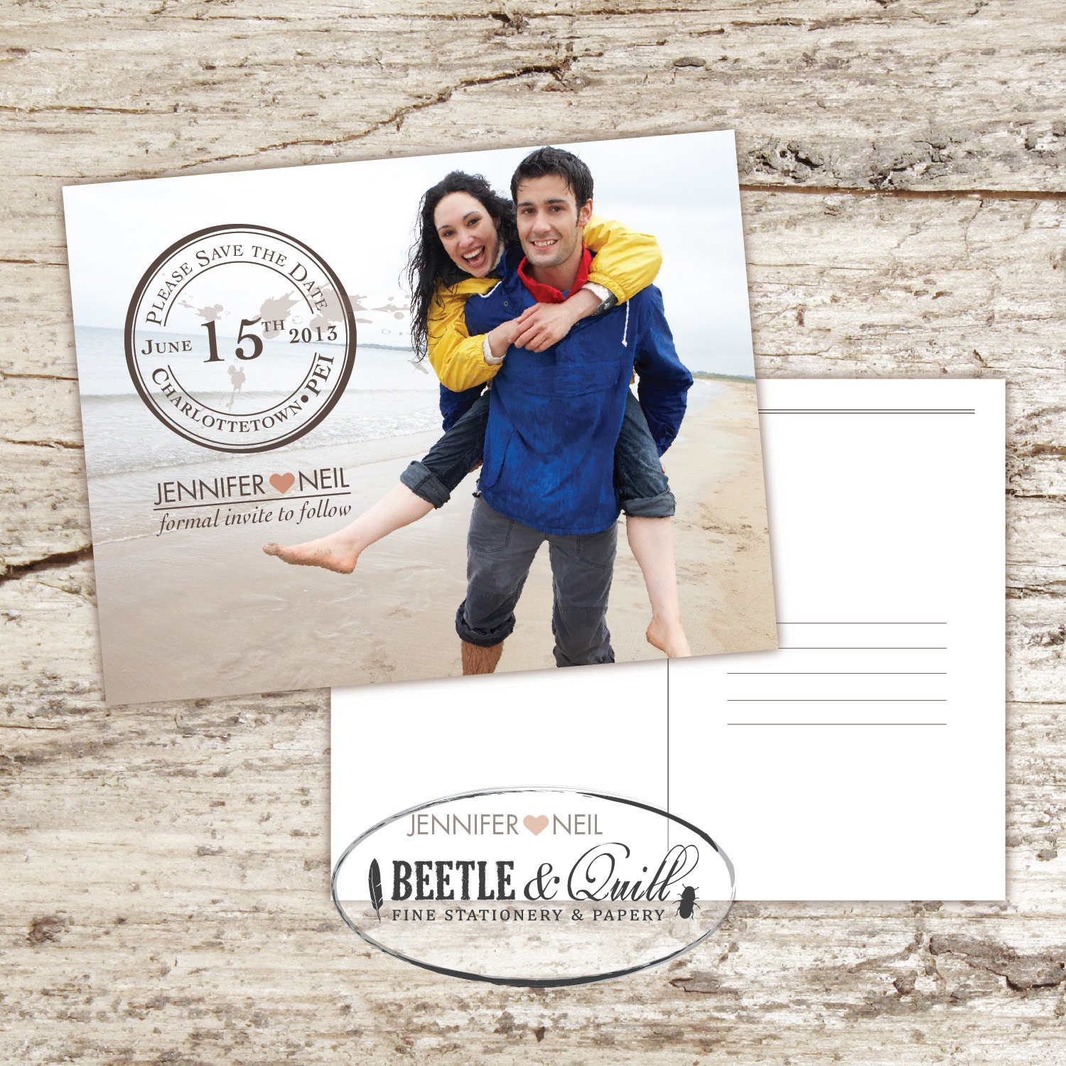 Ring-a-round Photo Printable Save the Date