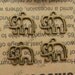 10 pcs 14x17mm  Antique Bronze Elephant,Elephish Charm Connectors,Bracelet Connectors Pendant Charms,findings