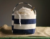 Nautical Navy Pepper Mini Tote