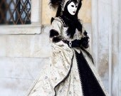 Venice, Italy, mask, carnival, warm tone,  - Winter Queen 8 x 10