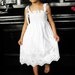 Flower girl dress - Girls Dresses for Summer / Size 3T-4T( Available in sizes 18 month to 5 years) Organic cotton, Super soft white dress.