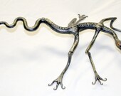Gecko Sculpture, Hand Forged