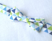 Boys Bow Tie in Modern Triangle -  Perfect for Special Occassion, Easter and Weddings