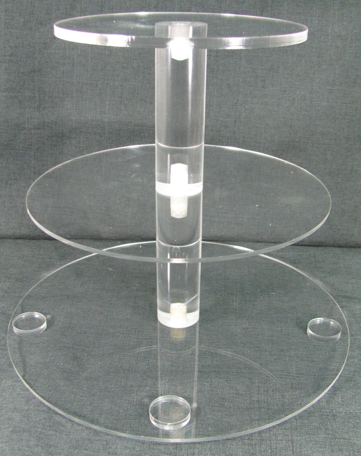 3 Tiers Acrylic Cupcake Stand Wedding Party Birthday Event Display