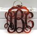 Custom Monogram Acrylic Necklace - Tortoise -