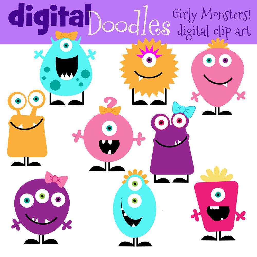 monster clipart etsy - photo #17