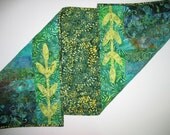 Batik Table Runner with applique