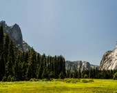 heart of the world- fine art photograph- 8x12 -el capitan meadow- yosemite national park  - california