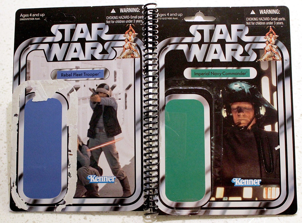 Rebel Fleet Trooper & Stormtrooper Recycled Vintage Star Wars Notebook