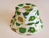 Boys Small Bucket Hat - Turtle