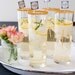 Gold cocktail rim sugar - colored martini rimming sugars - with drink recipes