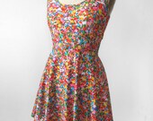 Rainbow Sprinkles Fit and Flare Dress