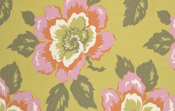 3 yards Amy Butler Gypsy Caravan Wild Poppy Citrine