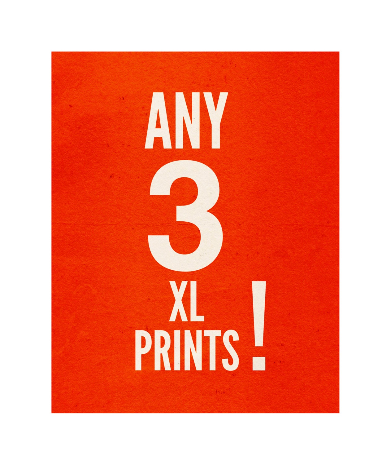 Any three XL prints. Big Posters, geometric, letters, home decor, low cost, special offer. Extra Large Print (A2)