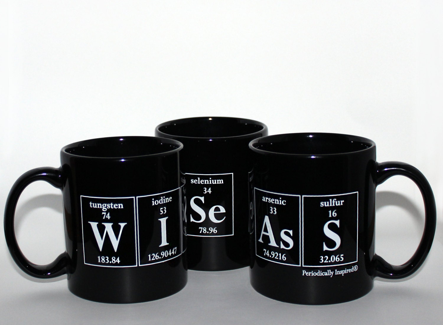 WISE ASS Periodic Table Coffee Mug by Periodically Inspired - Featured on Fab.com