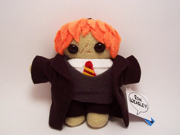 Harry Potter Severus Snape Draco Malfoy Ron Weasley or Hermione Granger Plush Doll Keychain stuffed toy bag charm
