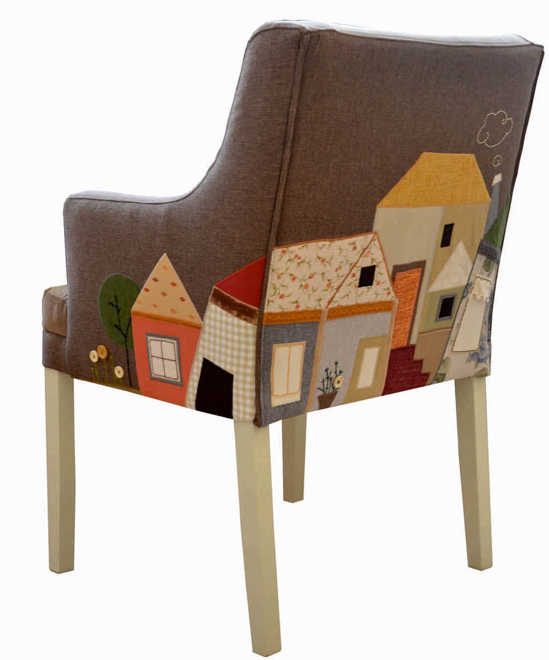 Home patchwork dining armchair