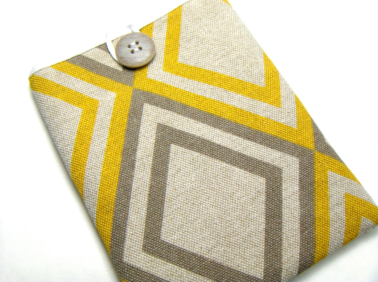 Passport Cover / Passport Case / Corn Yellow Diamonds