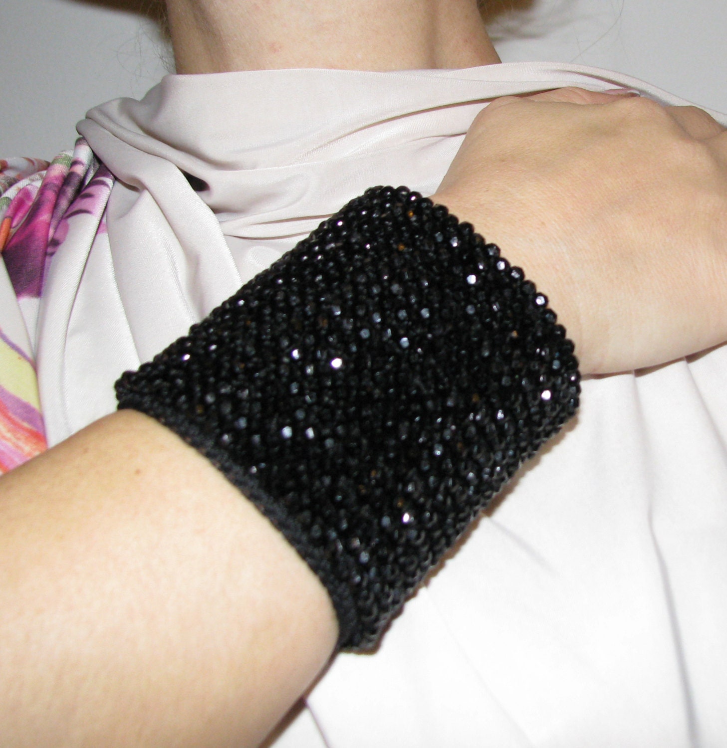 Black Cuff Bracelets Jewelry / bracelet/cuff acrylic beads