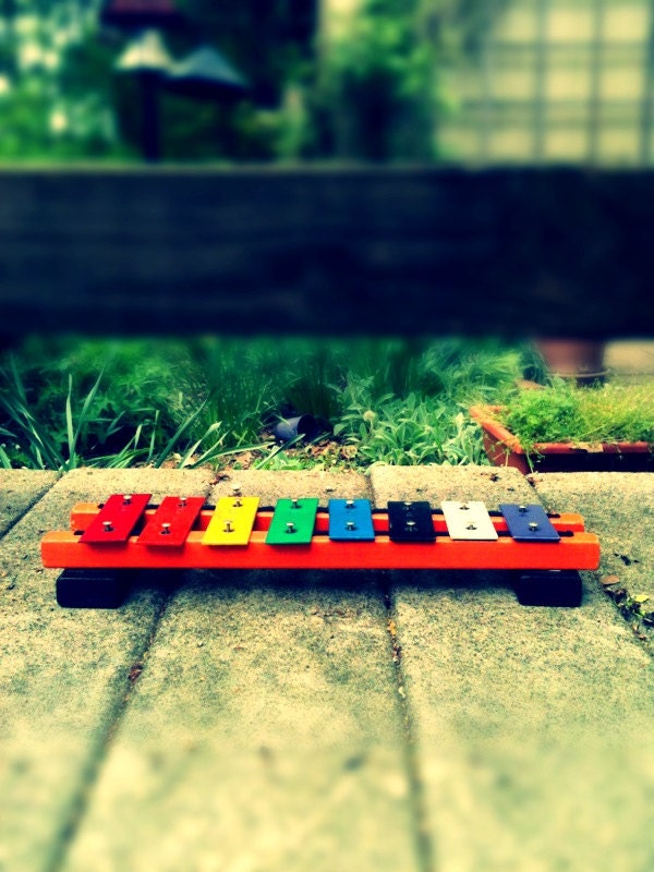 Vintage Metal Xylophone, Peabody Language Arts