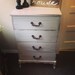 Antique White Tall boy dresser