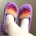 Crochet PATTERN Crocodile Stitch Loafers (Adult Sizes) - Permission to Sell Finished Items