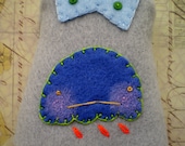 FELT MICRO Mini dress or TOP for Blythe doll Sad Clouds