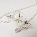 Real Dandelion Seed Glass Orb Necklace In Silver Small Orb
