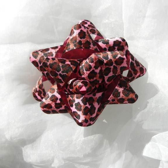 Cheetah Print Gift Bow