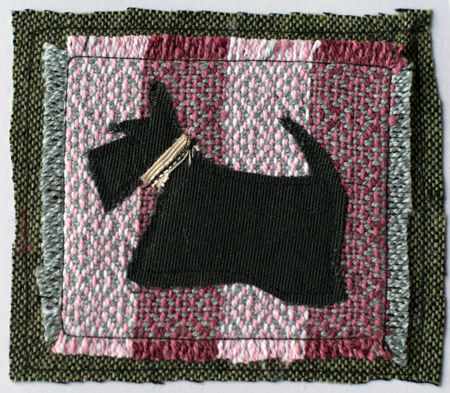 Scottie Dog Card - Pink