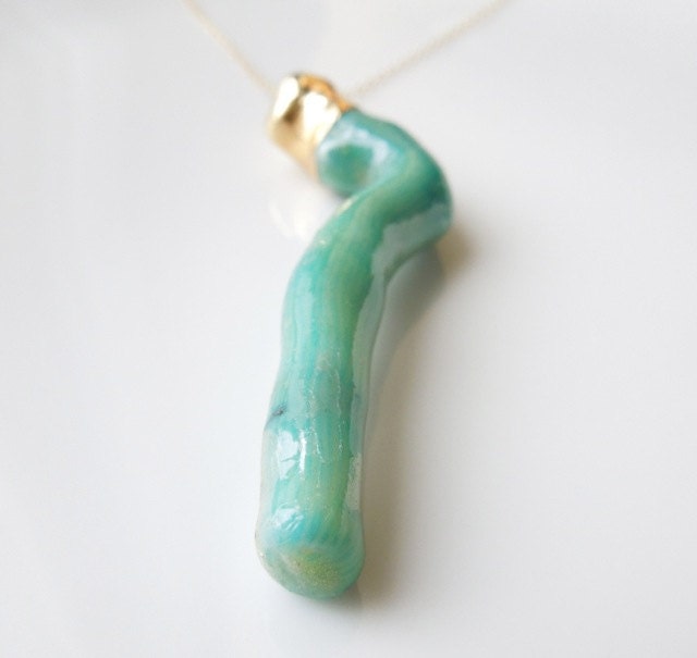 Coral Branch Necklace in Turquoise, Coral Branch Jewelry