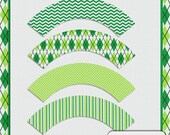 St. Patrick's Day Cupcake Wrappers Instant Download Il_170x135