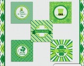 St. Patrick's Day Cupcake Toppers Instant Download Il_170x135