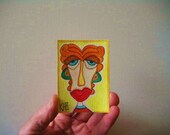 Lucy, Original ACEO Watercolor by Fig Jam Studio