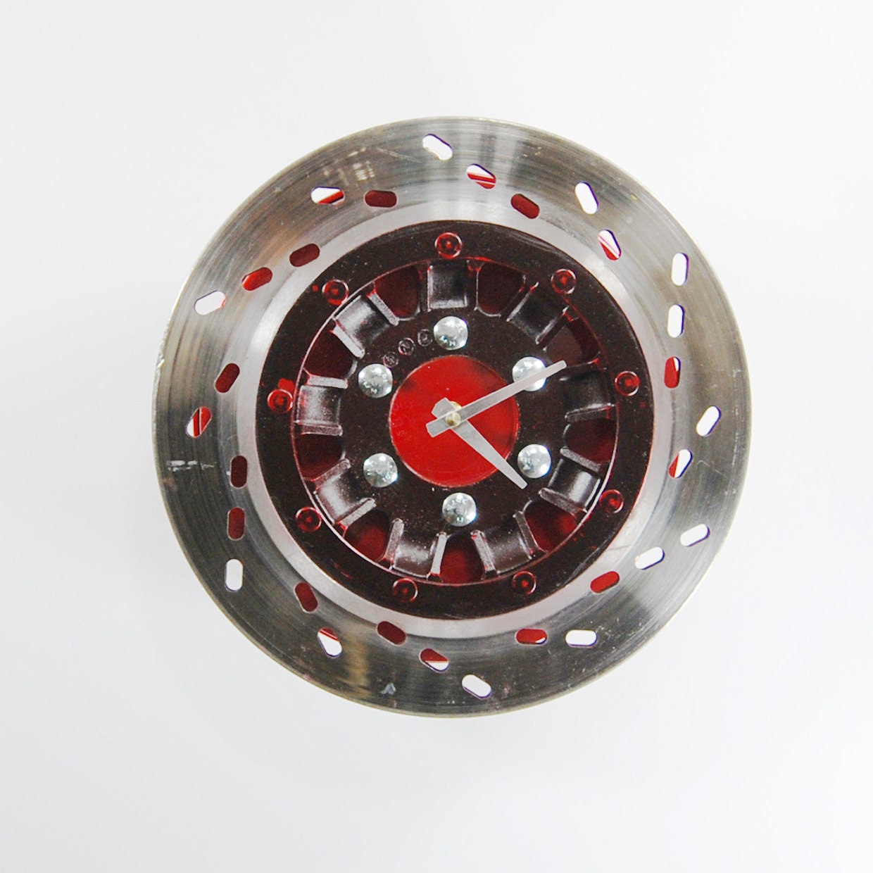 Tasmanian Devil Motorcycle Rotor Clock