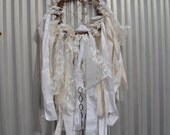 Dreamcatcher Boho Shabby Chic Recycled Vintage Fabrics