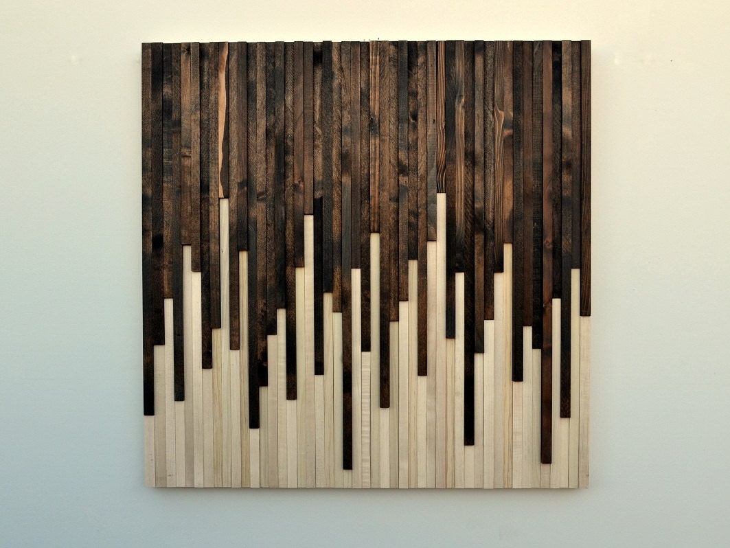 Rustic Wood Wall Art Wood Sculpture Wall by moderntextures