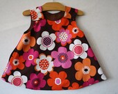 Baby Girl's A-Line Dress Sized 6 - 12 months - Custom Sizes available 6M to 6 yrs.