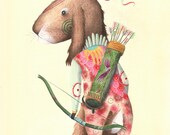 Archer Bunny by Maryanna Hoggatt