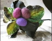 Vintage Velvet Leaf Headband