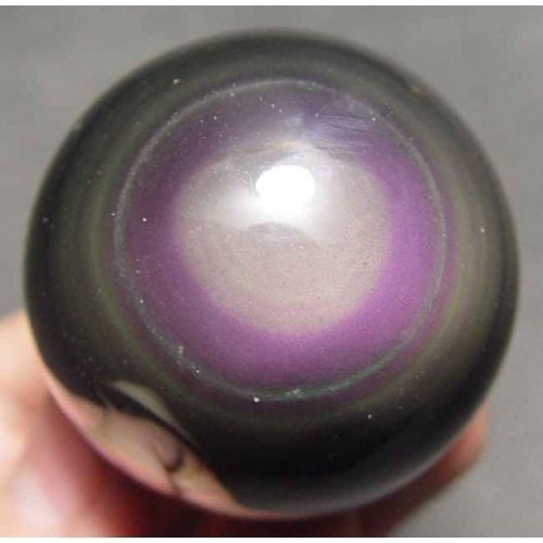 Rainbow Obsidian Crystal Sphere 45mm  Reiki Crystal Healing
