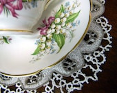 Teacup Tea Cup and Saucer - Regency - Lily of the Valley - England 9920