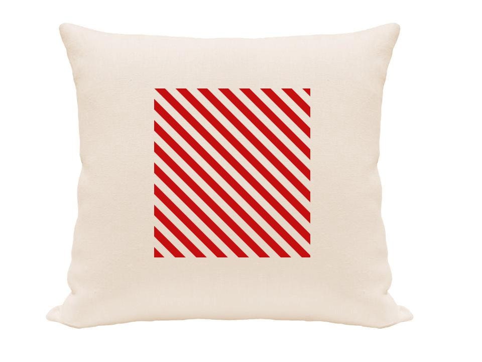 FREE USA SHIPPING: Decorative Pillow Cover, Red White, Home Decor Pillow, Throw Pillows, Accent Pillows, Pillow Cover