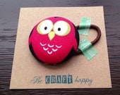 Button ponytail holder - Owl