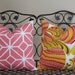 Trina Turk 20" x 20" Trellis Print-Watermelon Designer Pillow Cover