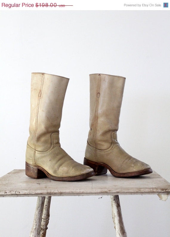 SALE Vintage Frye Boots / Campus Boots /  Men's Boots Size 10