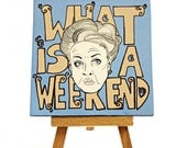 Downton Abbey - Dowager What's a Weekend mini painting