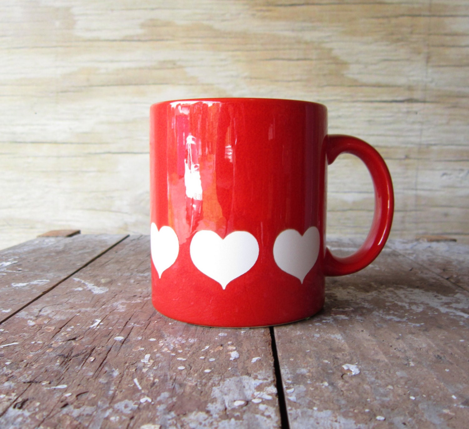 Vintage Waechtersbach Heart Mug