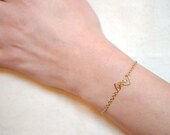 Bracelet with two hearts